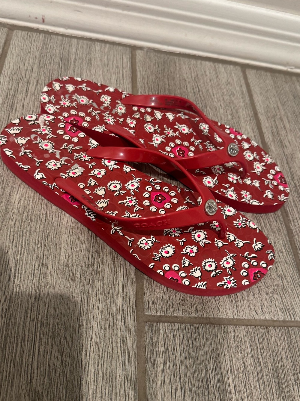 Coach Flip Flops